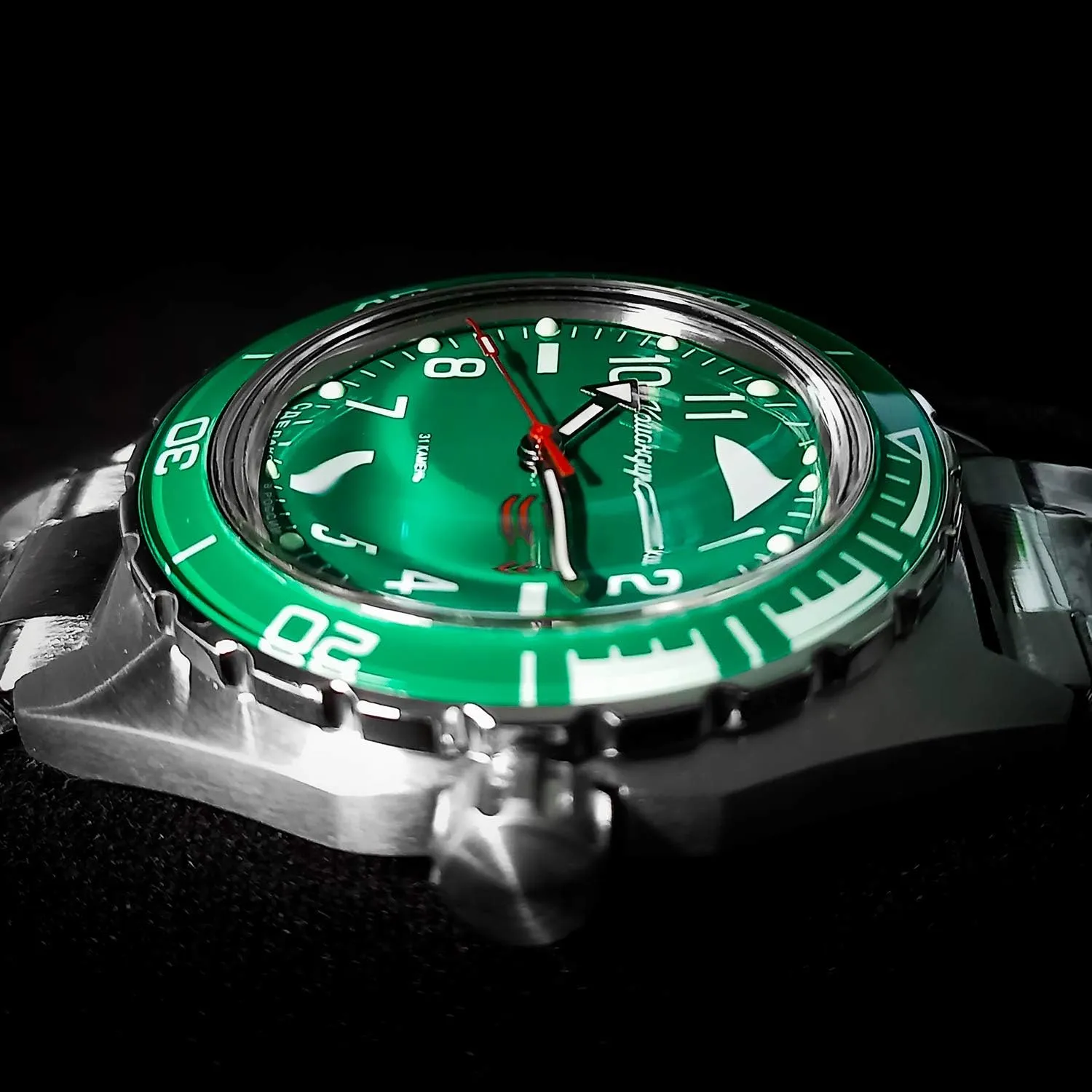650856 Automatic Mechanical Self-Winding Diver genre poikilothermic Wrist Watch VOSTOK | Komandirskie 