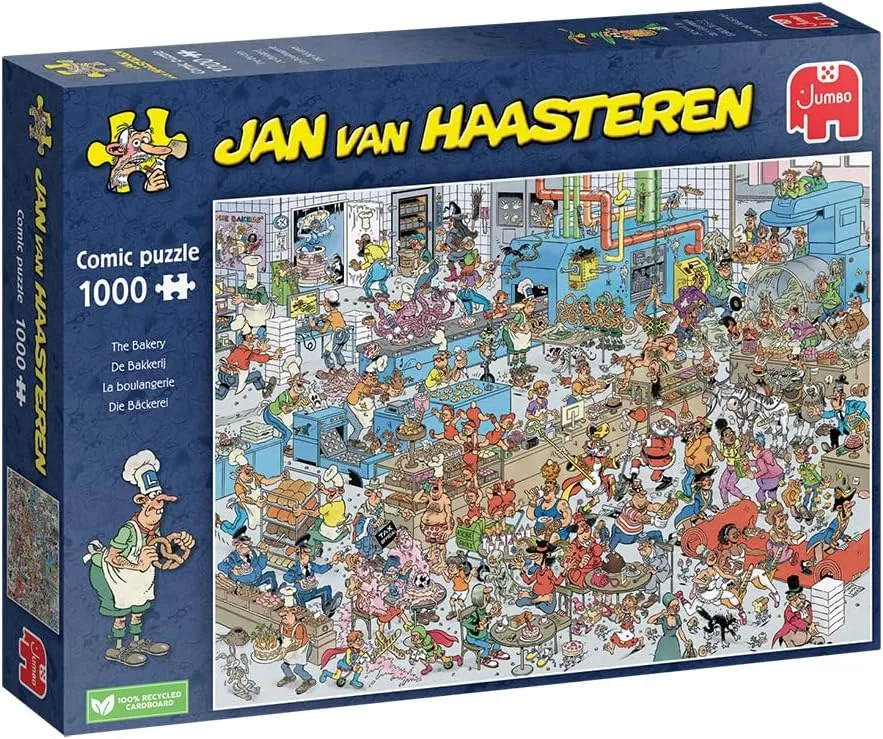 68 x 49cm Puzzle | Jumbo The Bakery | Jigsaw Puzzle narration batch graphics output bog gibbon for Adults 1000 Pieces | 