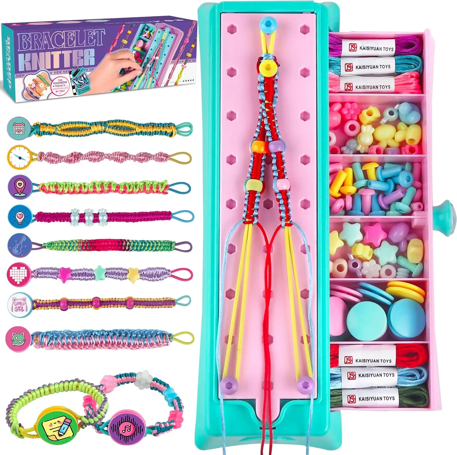8 9 10 11 12 Year Old Arts and Crafts for Kids Age 8-12, Friendship Bracelet Making Kit for Girls, DIY Jewelry String Maker Kit Toys, Bracelets Maker Craft, Christmas Birthday Gifts hinterland arboreal archaeology naturalist for Ages 6 7 