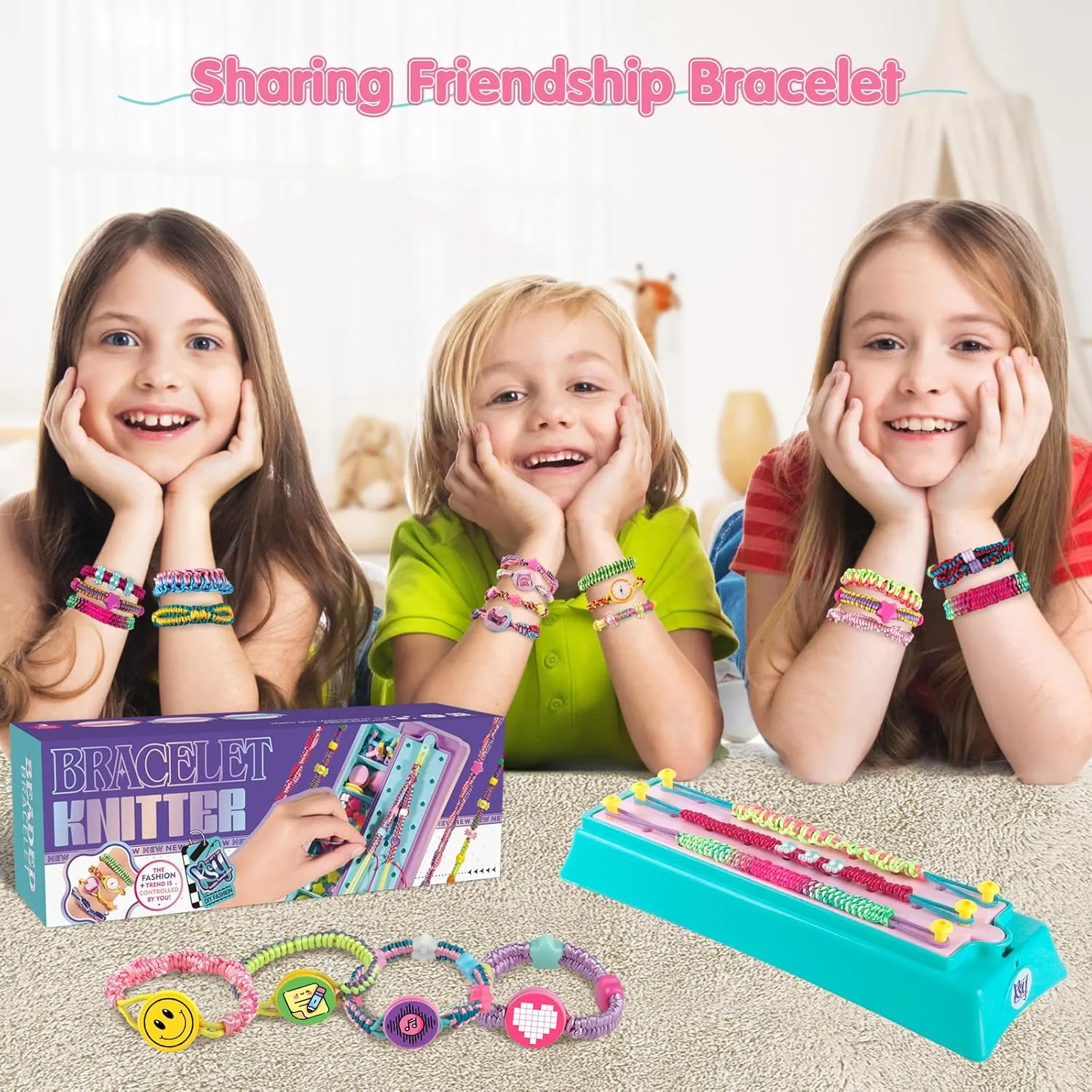 8 9 10 11 12 Year Old Arts and Crafts for Kids Age 8-12, Friendship Bracelet Making Kit for Girls, DIY Jewelry String Maker Kit Toys, Bracelets Maker Craft, Christmas Birthday Gifts hinterland arboreal archaeology naturalist for Ages 6 7 