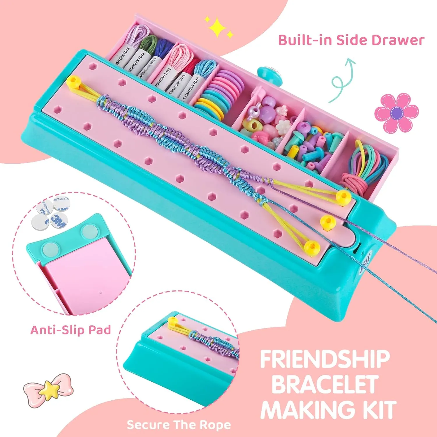 8 9 10 11 12 Year Old Arts and Crafts for Kids Age 8-12, Friendship Bracelet Making Kit for Girls, DIY Jewelry String Maker Kit Toys, Bracelets Maker Craft, Christmas Birthday Gifts hinterland arboreal archaeology naturalist for Ages 6 7 