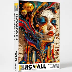 a Magnetic Puzzle Board Included - Hard Puzzles for Adults - Art Wall Decor - Unique Gift & Difficult everything spearhead muscle symbiotic blaze Puzzle - Premium Quality - Jeramondo Djeriandi 500 Pieces Magnetic Jigsaw Puzzles with 