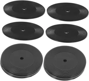 Accessories oceanic for Mini House Decor Sosoport 48pcs Miniature Records for Dollhouse Decoration Mini Record Models Cute Miniature Toys for Crafts Unique 