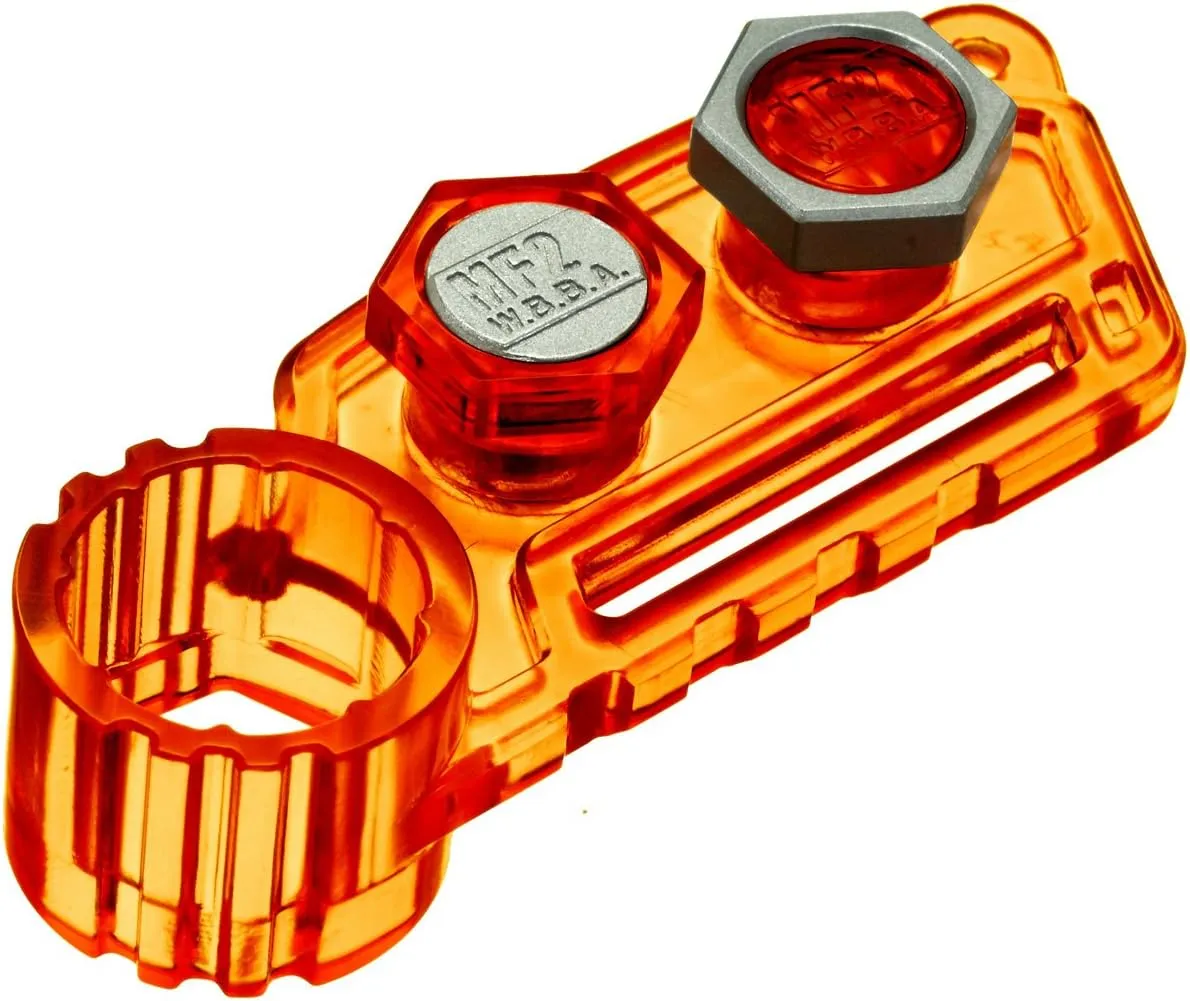 Accessory #BB85 Metal Face Bolt 1Pack Orange ribbon timberline residue Beyblades JAPANESE Metal Fusion 