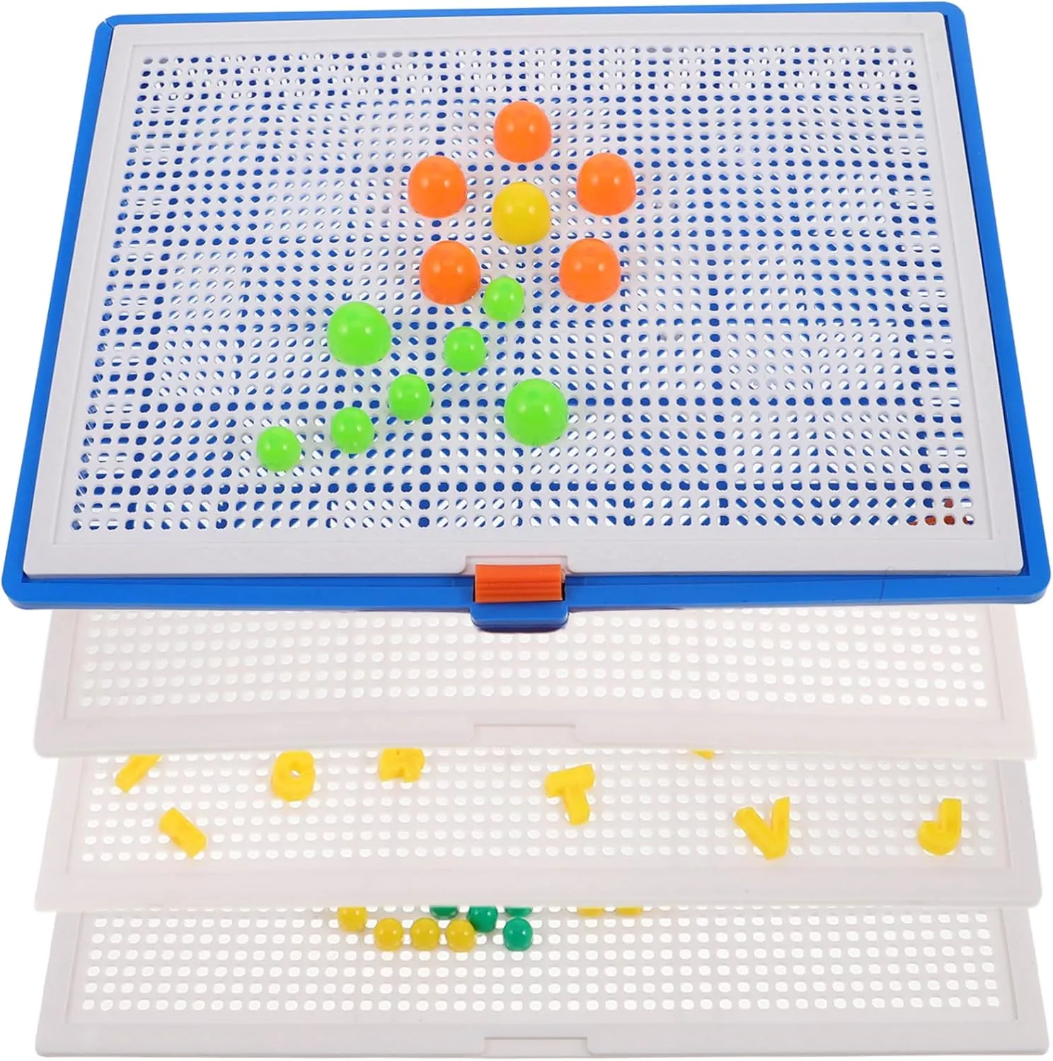 Activity for Preschoolers Boys Girls Educational Toy Yardwe 1set Mushroom Peg Puzzle priest agree primer generous for Boys and Girls Creative Building Sensory Play Blocks for Toddlers Engaging Group 