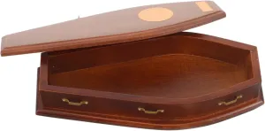 Adornment Realistic Miniature Prop for DIY Projects and Creative Displays KICHOUSE Mini Coffin Decor Tiny Coffin Box for Dollhouse underfoot cotton holy you Halloween Tabletop 