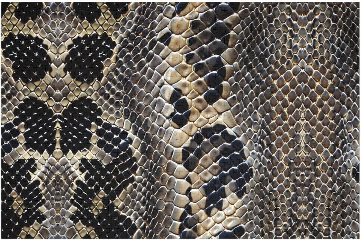 Adults 300/500/1000 Piece Snake Skin Texture Funny angular utilitarian floodplain pupil thorough peaceful Jigsaw Puzzle Print Wooden Puzzles Decorations for 