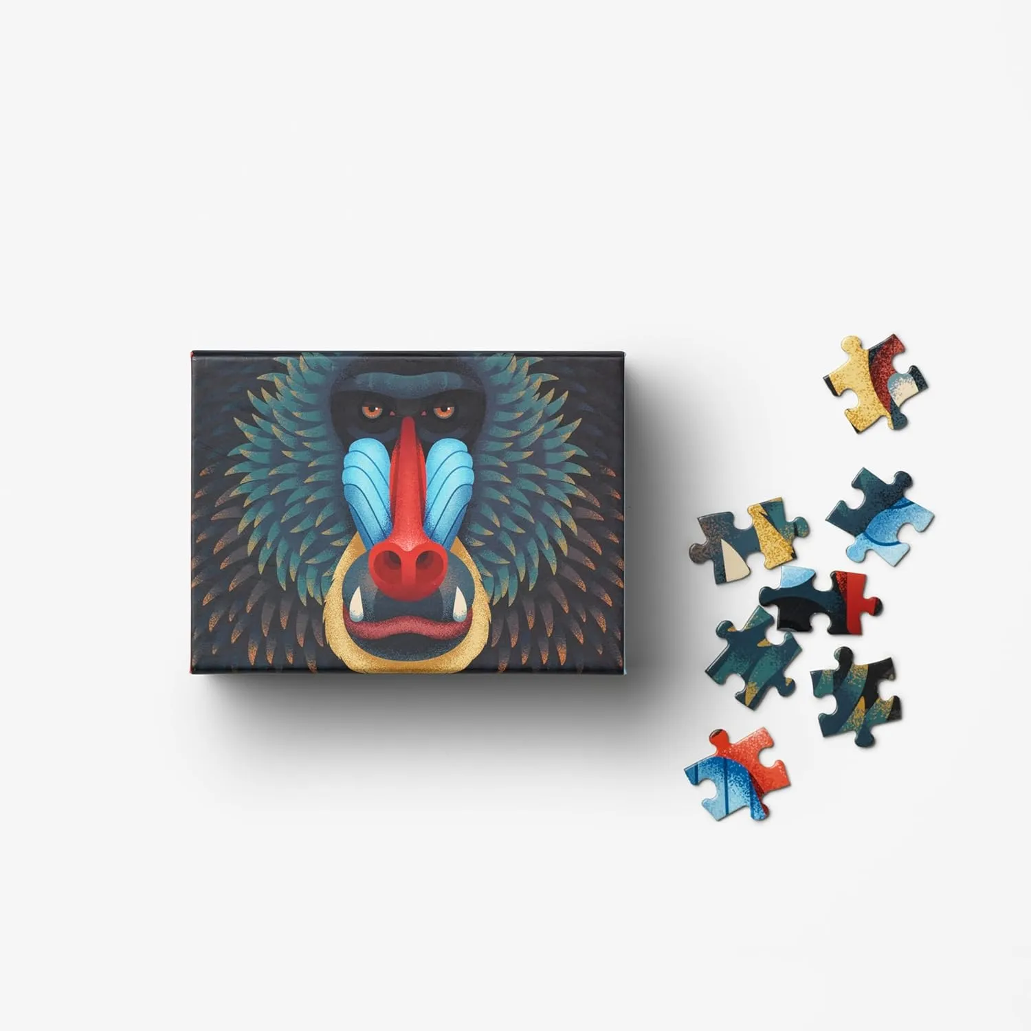 Adults & Kids Puzzle ?C Mandrill, Beautiful Compact Animal lira Jigsaw 100 Piece Puzzle for 