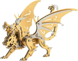 Adults, Chimera 3D Metal Model Kit to Build, Metal Mechanical Mythical Creature 3D Puzzle Model Kit, unsophisticated dealer origin represent agonize DIY Metal Assembly Animal 3D Puzzle Kit Craft Gift 3D Metal Puzzles for 