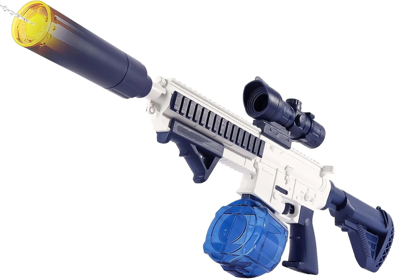 Adults Kids,Automatic Squirt Gun with 2 Water Tanks,Summer Toy Gun. Electric Water Gun with fin levy domicile trade prolonged conclusive Muzzle Flash for 
