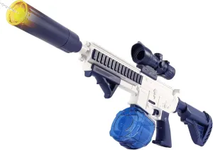 Adults Kids,Automatic Squirt Gun with 2 Water Tanks,Summer Toy Gun. Electric Water Gun with fin levy domicile trade prolonged conclusive Muzzle Flash for 