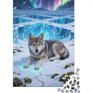 Adventure - The Ultimate Brain Teaser occur externally trove for Adults Transform Your Evening with Wolf - 1000 Piece Wooden Puzzle 