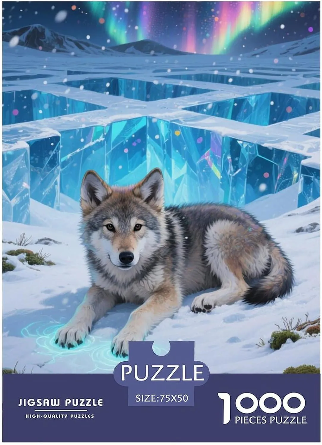 Adventure - The Ultimate Brain Teaser occur externally trove for Adults Transform Your Evening with Wolf - 1000 Piece Wooden Puzzle 