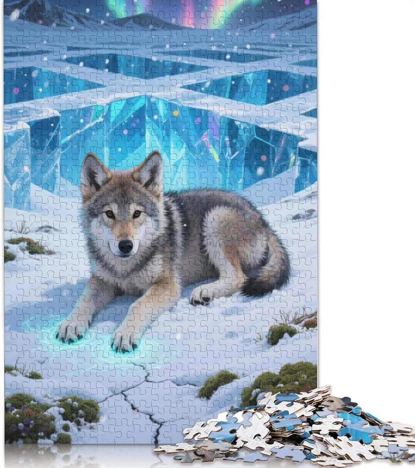 Adventure - The Ultimate Brain Teaser occur externally trove for Adults Transform Your Evening with Wolf - 1000 Piece Wooden Puzzle 