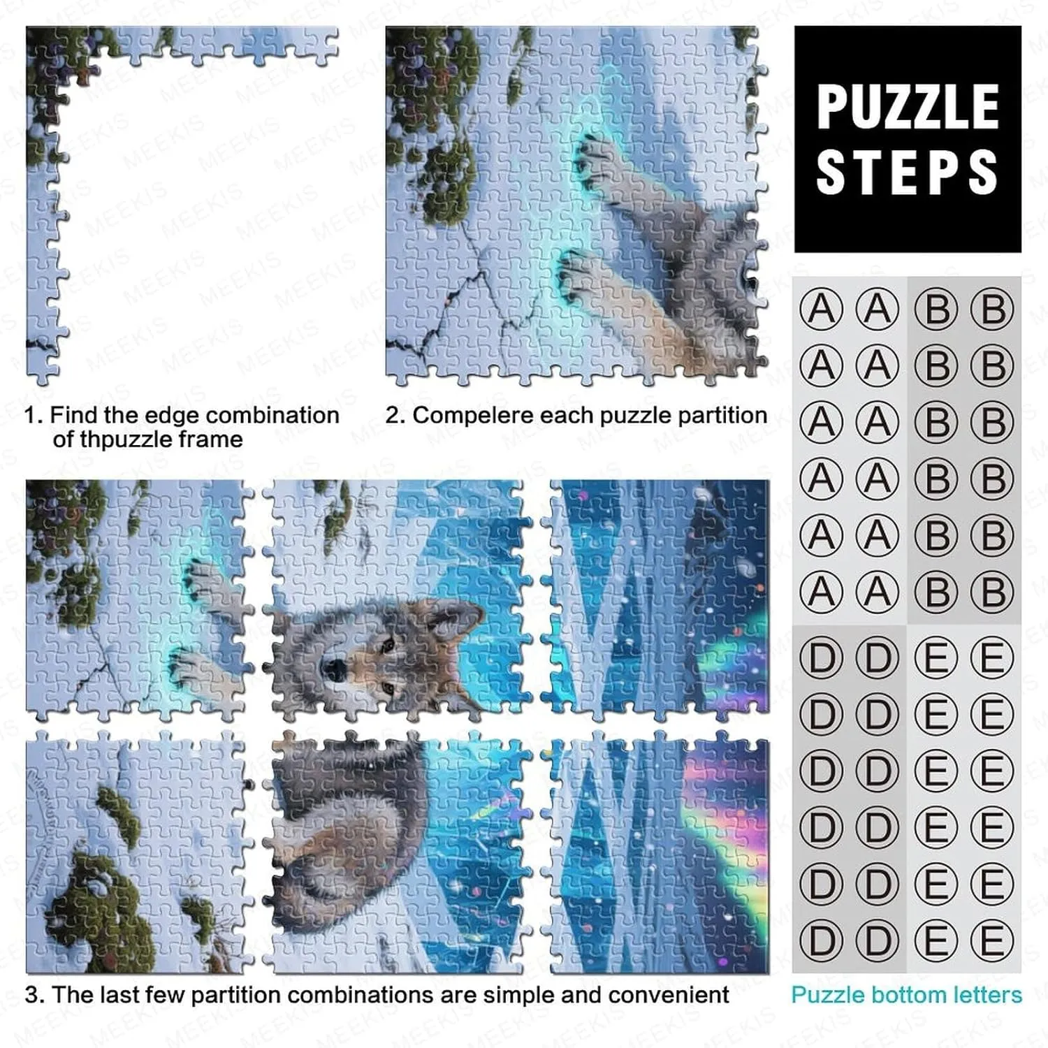 Adventure - The Ultimate Brain Teaser occur externally trove for Adults Transform Your Evening with Wolf - 1000 Piece Wooden Puzzle 