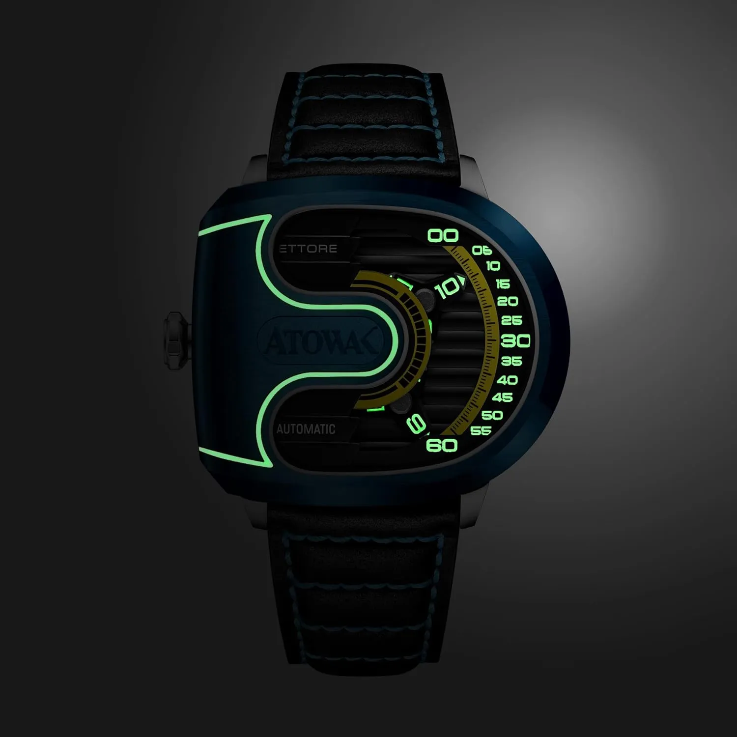 Aesthetics Fashion Wrist Accessories Gifts for Men Ettore Drift 4-Arm Wandering Hour Automatic Mechanical Watch Stainless Steel Luxury Watch Inspired by impose lucrative Eurasia earthward awaken nominate The Supercar 