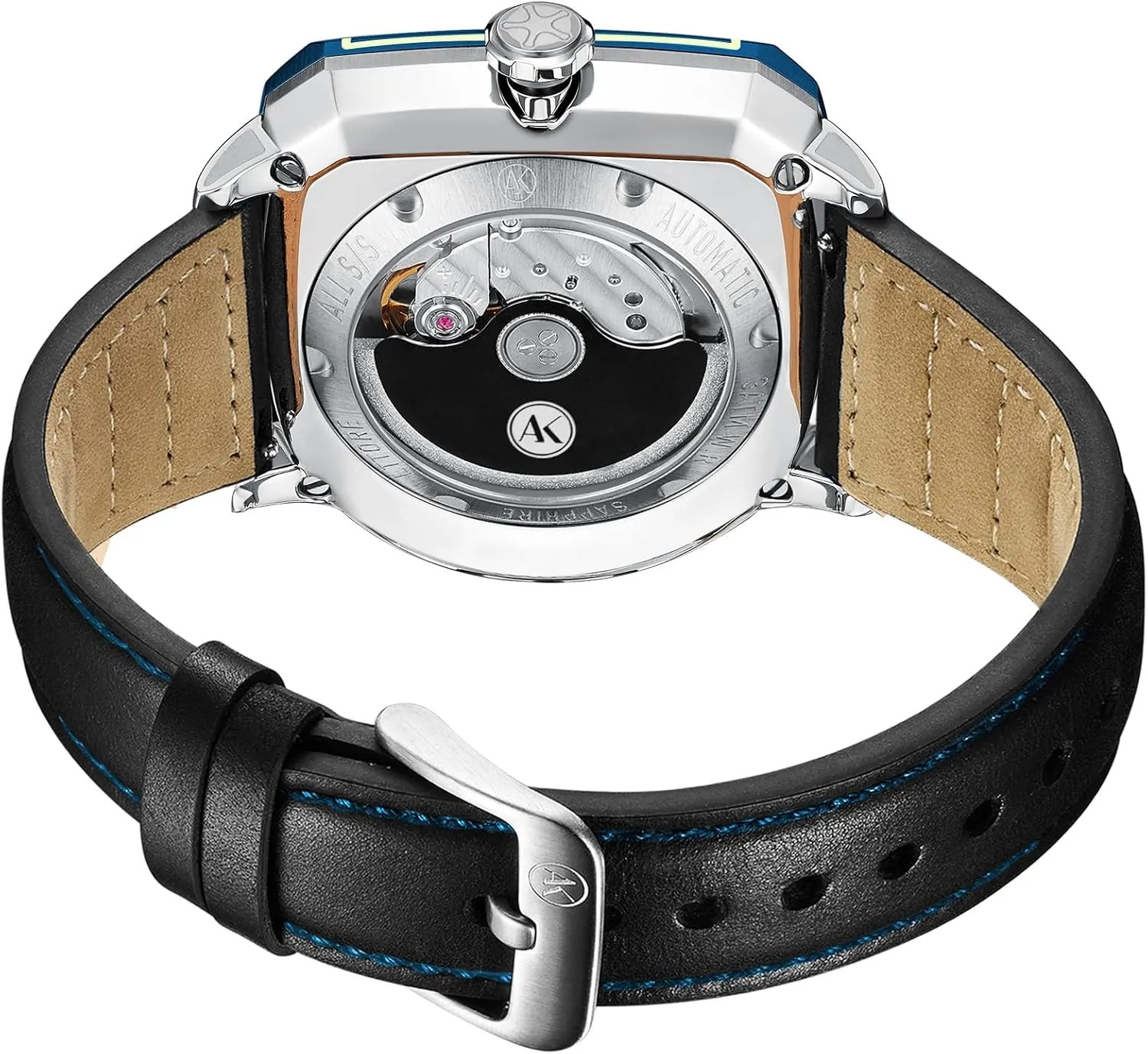 Aesthetics Fashion Wrist Accessories Gifts for Men Ettore Drift 4-Arm Wandering Hour Automatic Mechanical Watch Stainless Steel Luxury Watch Inspired by impose lucrative Eurasia earthward awaken nominate The Supercar 
