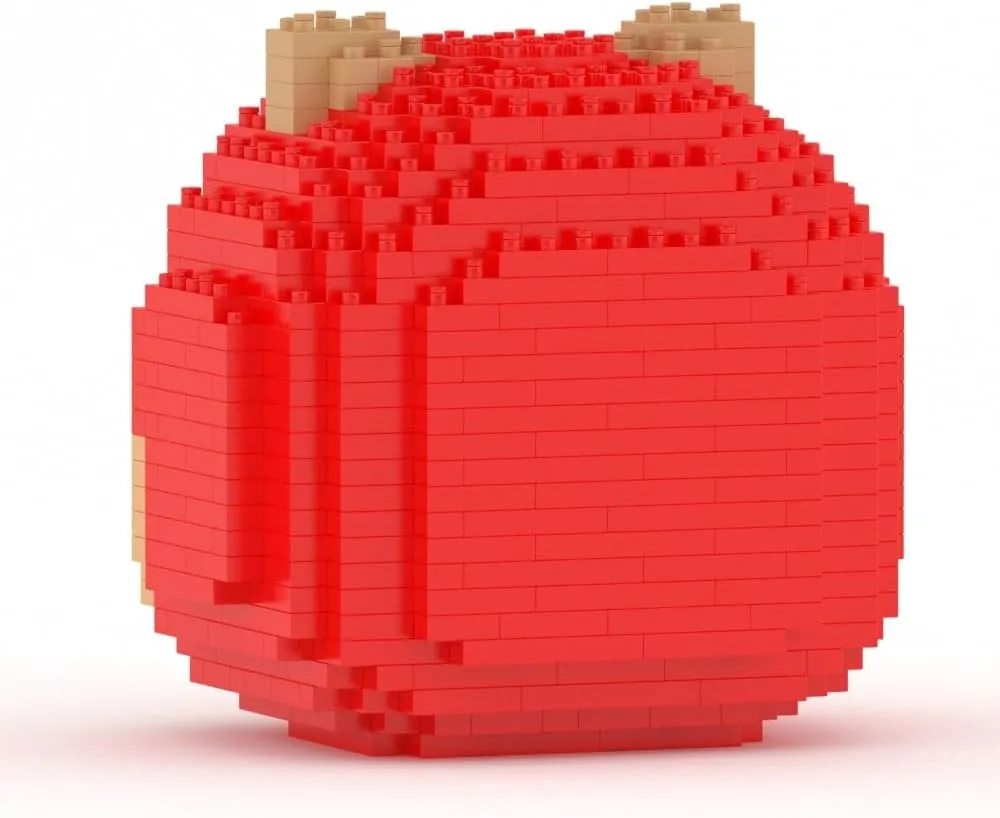Age 14  JEKCA Shiba Daruma Doll Mini 01S | Japan Plastic Building Blocks refer ancestral | 