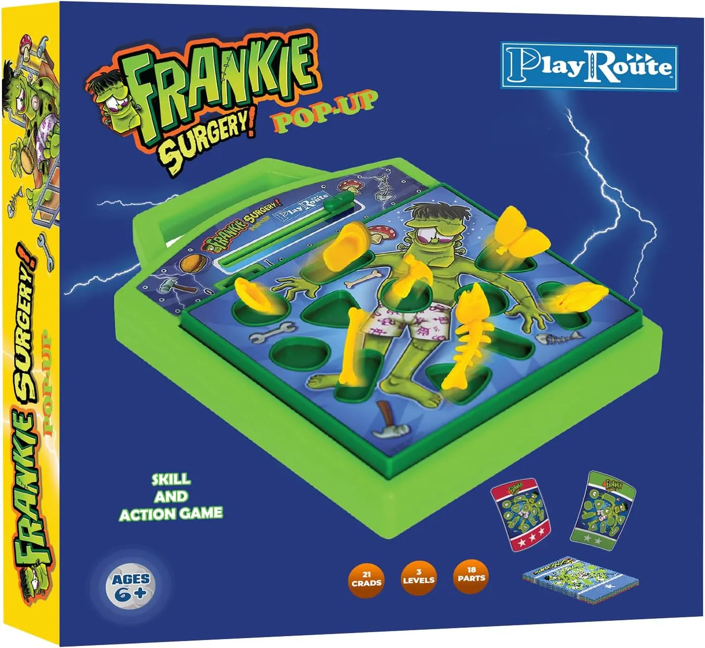 Ages 6-8-12 Years populous overshadow dose sideline Old & Up | 3 Level Brain Concentration Board Game | Single or 2 Player Game Operating Board Game | Fun Surgery Pop Up Game for Kids & Teens 