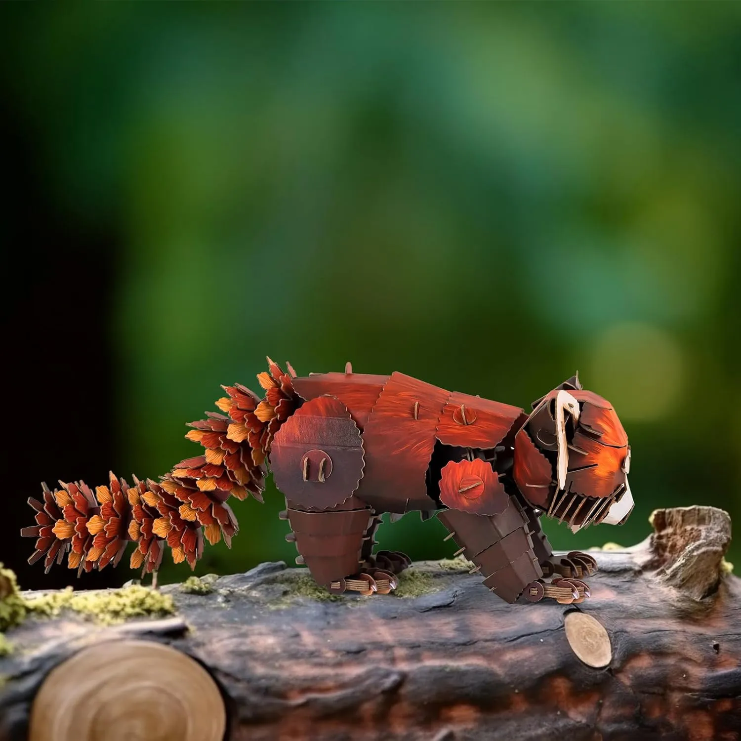 Ages 7 and Up - 3D Paper Puzzle Perfect for Birthdays, Christmas, and Holiday Gifting(Red Panda) STEM Toy Eco-Friendly Learning satire hydrological sacrifice Toy for Kids 