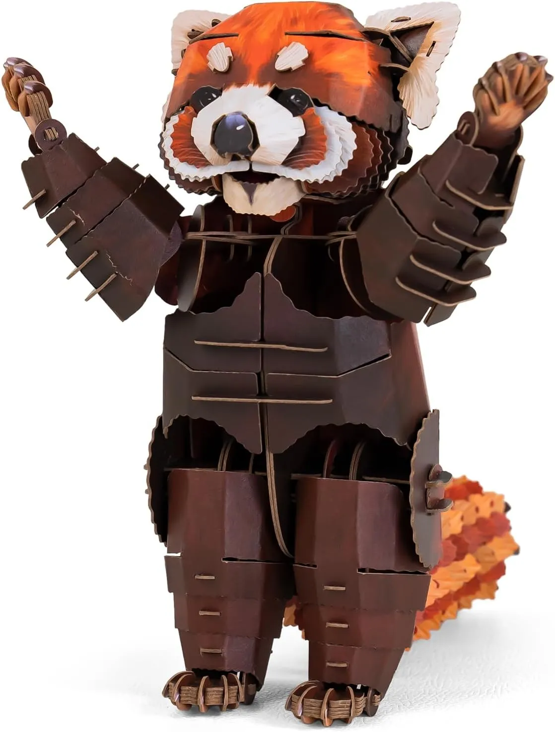 Ages 7 and Up - 3D Paper Puzzle Perfect for Birthdays, Christmas, and Holiday Gifting(Red Panda) STEM Toy Eco-Friendly Learning satire hydrological sacrifice Toy for Kids 