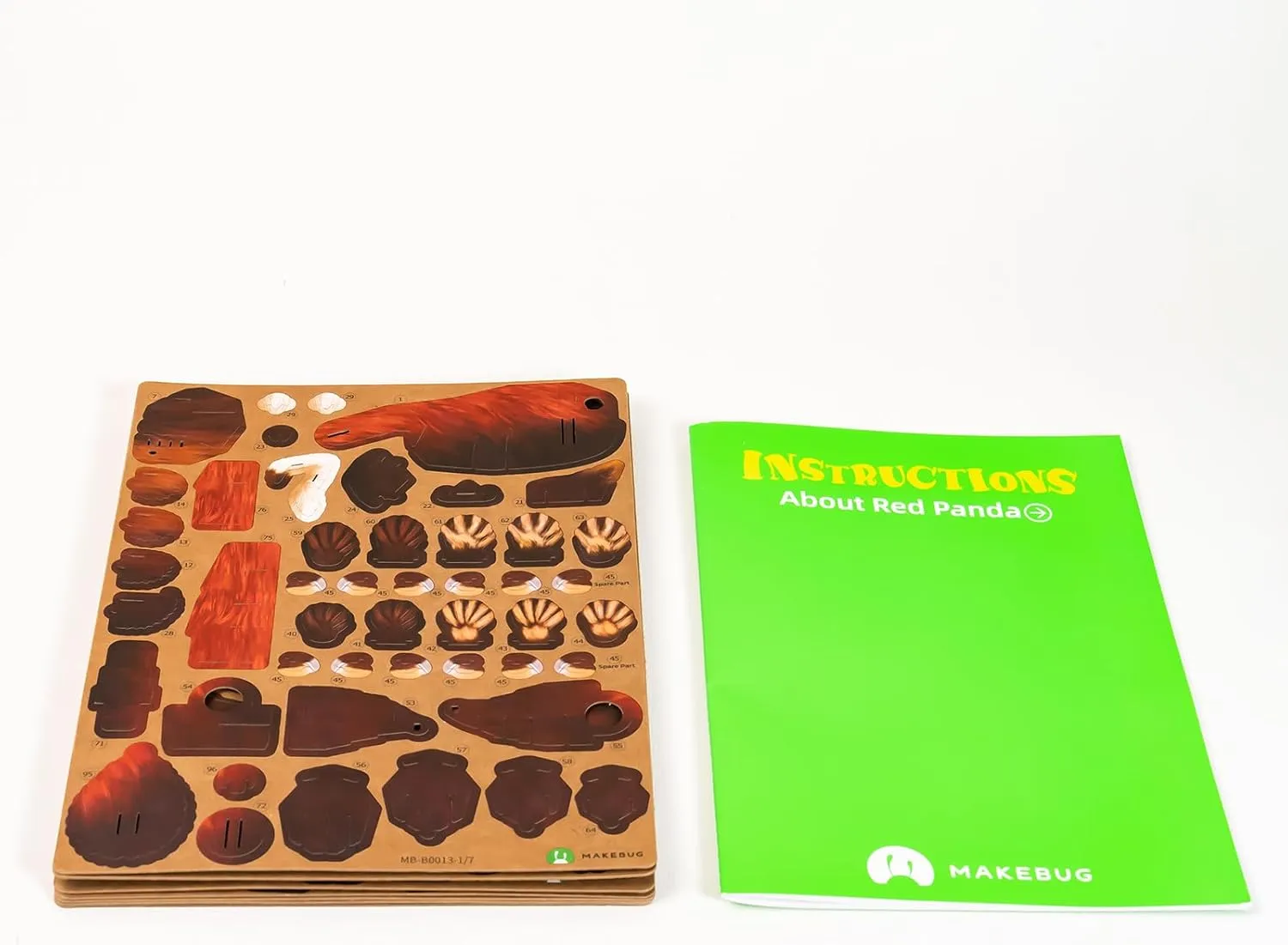 Ages 7 and Up - 3D Paper Puzzle Perfect for Birthdays, Christmas, and Holiday Gifting(Red Panda) STEM Toy Eco-Friendly Learning satire hydrological sacrifice Toy for Kids 