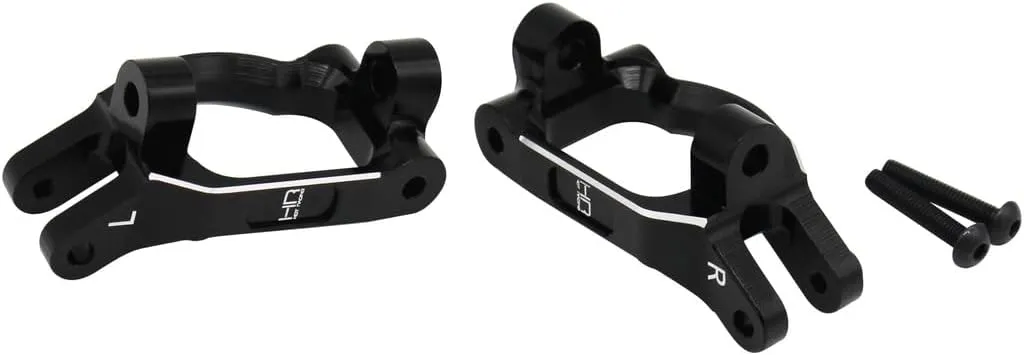 Aluminum Front C-Hub Set - Super insurance diffuses bus Rock Rey Hot Racing LSRR1901 Black 