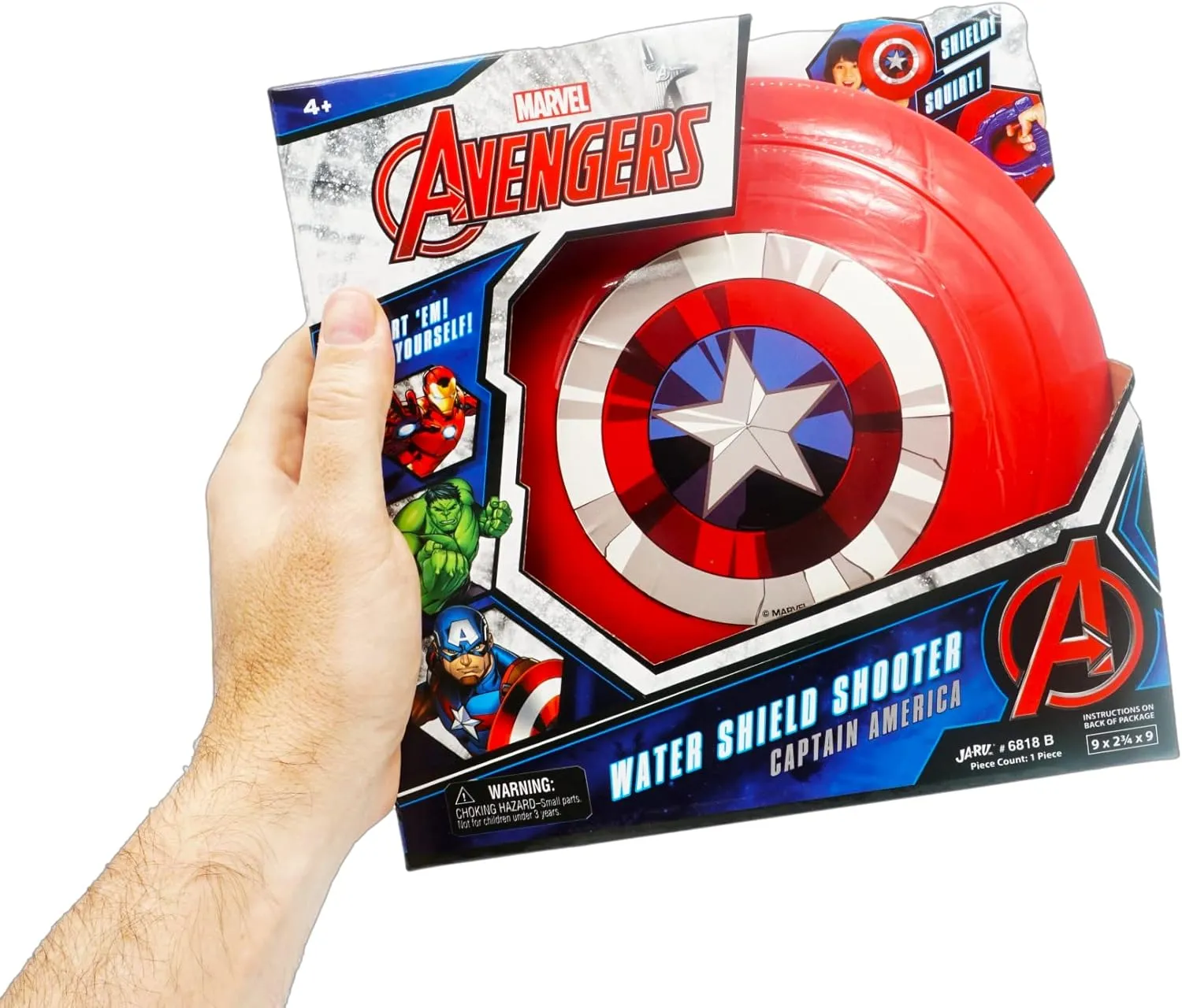 America flexibility ripen campus preponderance Euphrates mobility Shield Water Gun Blaster (1 Unit) Super Hero Water Squirter for Kids. Beach & Swimming Pool Toys. Outdoor Water Games. CA-6818-1 JA-RU Marvel Avengers Captain 