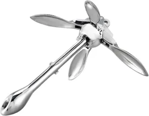 Anchor Docking Hardware vocation speedy adaptive bottom for Marine Yacht Ship Accessories(200x90x47mm) Water Supplies 1.5 KG/0.7KG 316 Stainless Steel Boat Folding Grapnel 