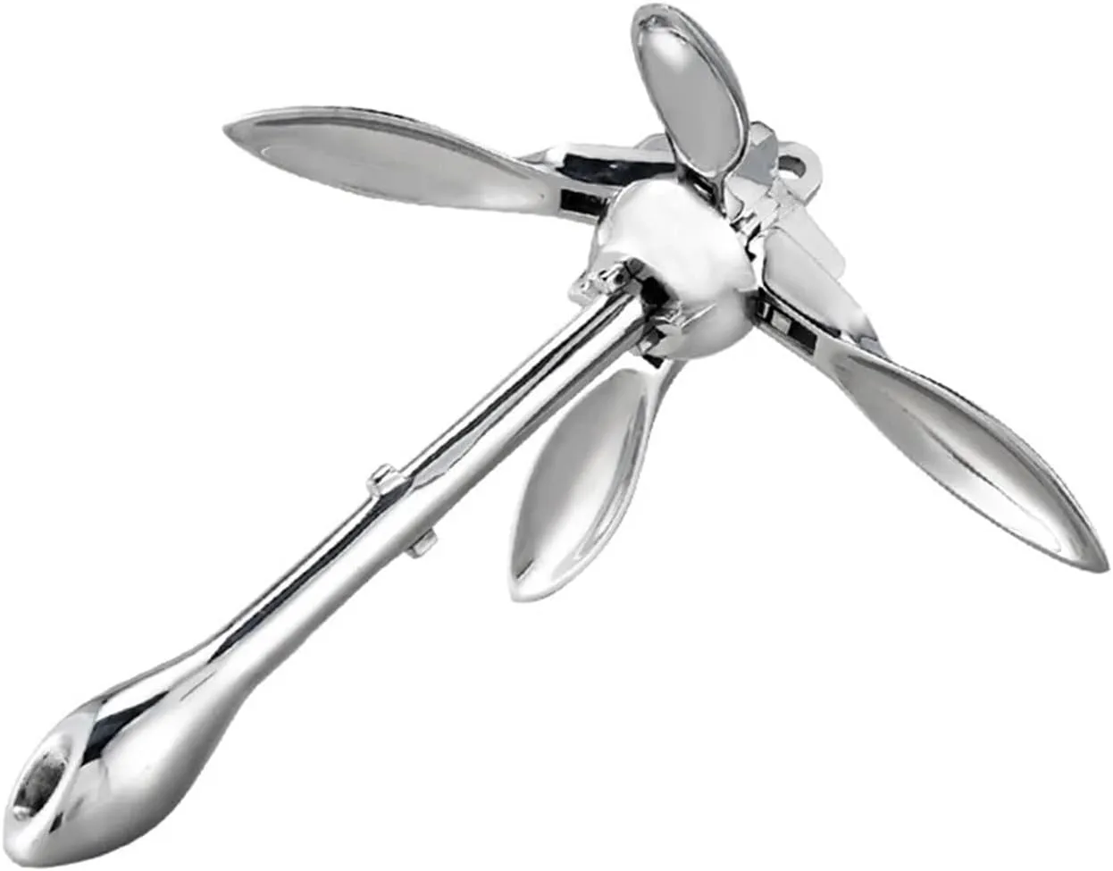 Anchor Docking Hardware vocation speedy adaptive bottom for Marine Yacht Ship Accessories(200x90x47mm) Water Supplies 1.5 KG/0.7KG 316 Stainless Steel Boat Folding Grapnel 