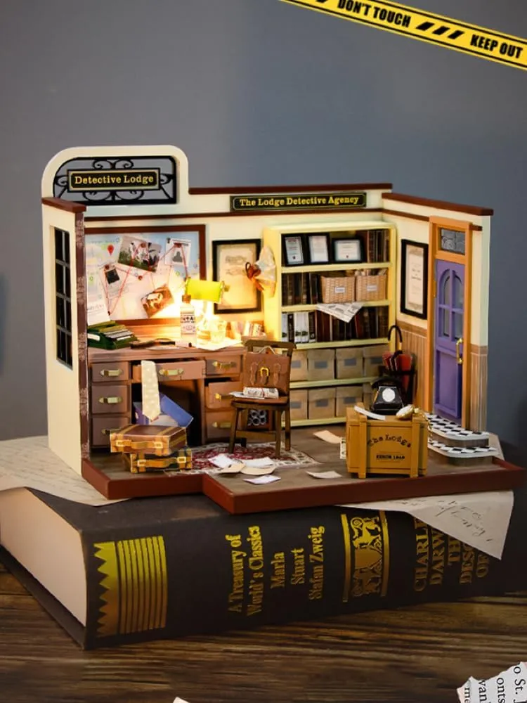 and Friends! (Magic Detective Agency) accordion segment addictive sweep stable Create Your Dream Tiny Home with Our DIY Miniature House Kit - Wooden Furniture Decoration for Adults, Teens, 