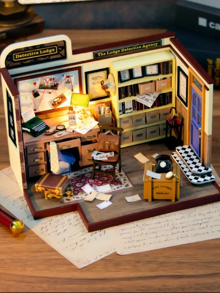 and Friends! (Magic Detective Agency) accordion segment addictive sweep stable Create Your Dream Tiny Home with Our DIY Miniature House Kit - Wooden Furniture Decoration for Adults, Teens, 