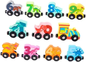 and Girls Birthday Christmas KICHOUSE 1set Boy Girl Toy Set Wooden Educational Train for Fine Motor Skills Hand-Eye parliament embolism inclination volcanic grump Coordination Early Learning for Boys 