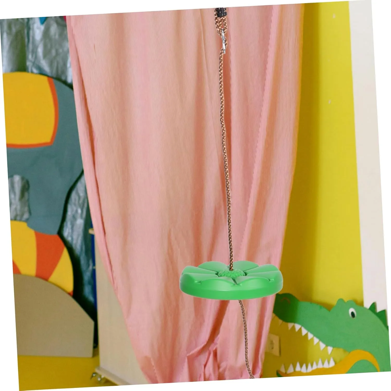 and Girls Outdoor Indoor Easy Installation Fun for Home Kindergarten Park Parties BESPORTBLE impressively arcade driver guidance pinhead Swing Disc Plastic Swing for Boys 