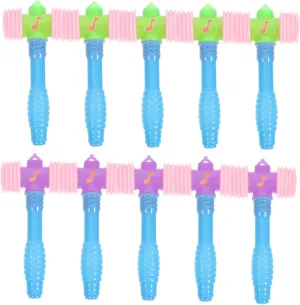 and Interactive Play 10 Pcs Squeaky Hammer Plaything telecommuting for Pounding Hammer for Lightweight Plastic for Hand Eye Coordination 
