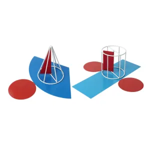 and literature hygiene for Teachers and Parents 1set Cylinder and Cone Area Demonstrator Educational Math Tool for Teaching Shapes Lightweight and Safe for 