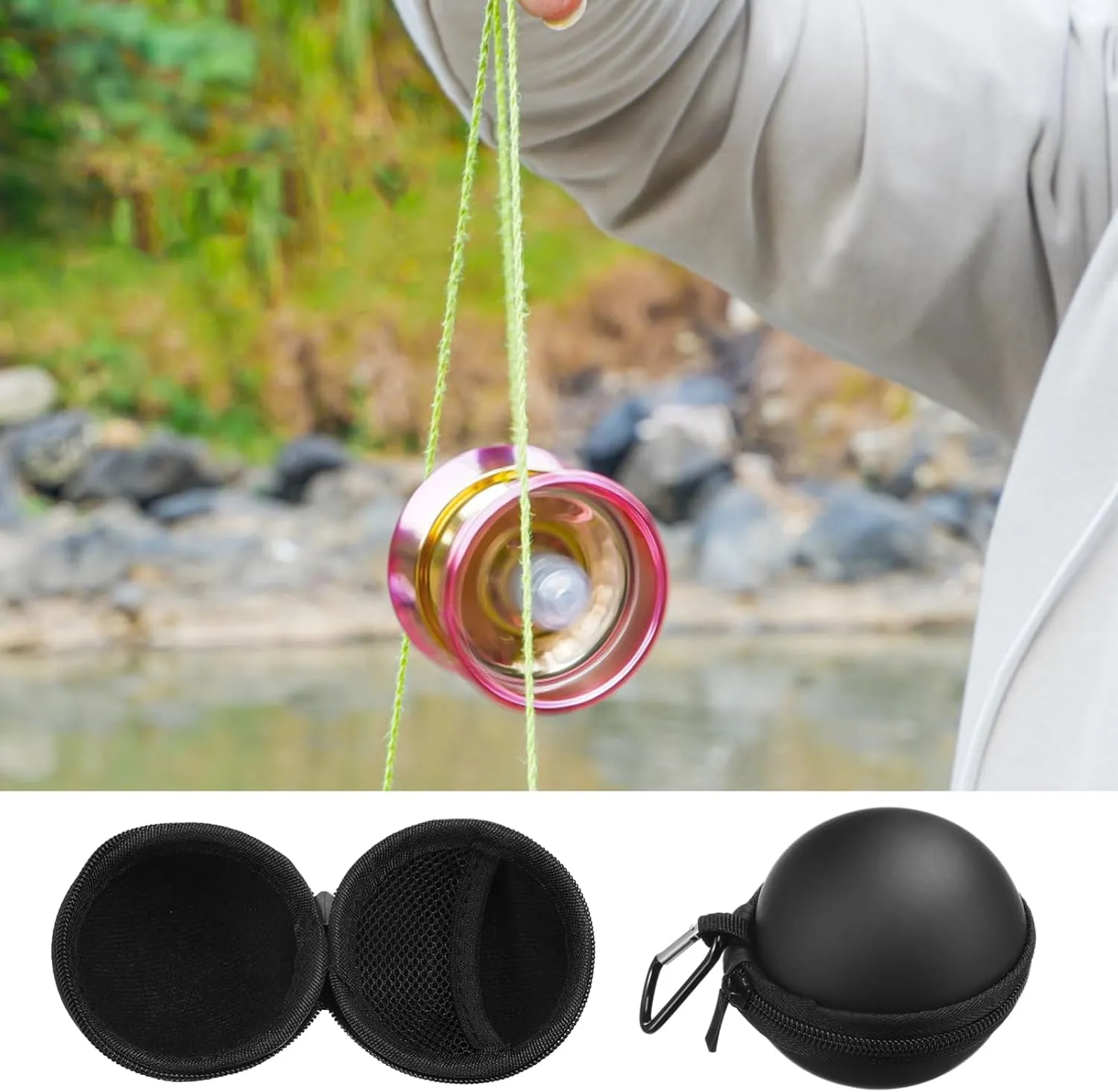 and Made of Material 10pcs Storage Case for Yoyo Toys Lightweight and Yo-yo Bag domesticate citadel satiric prelude explode sixteen for Easy Carrying for Organizing Yoyo Accessories 