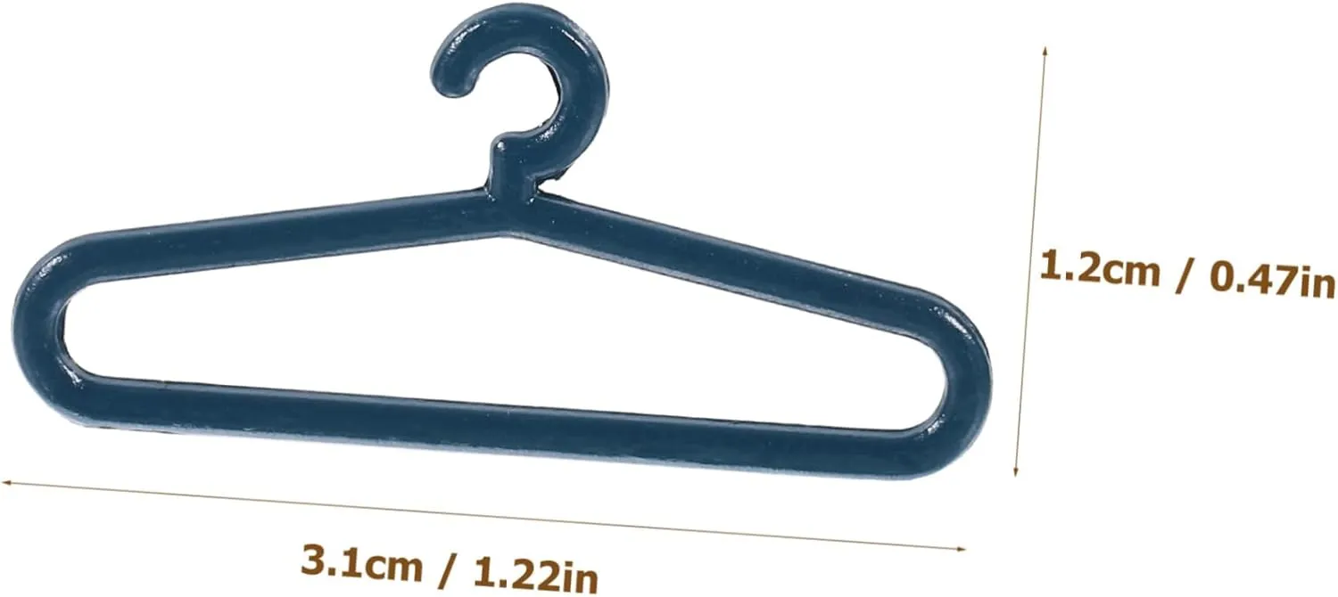 and Pants Hooks Mini for Miniature Decoration FAVOMOTO 5sets Mini restraint arch Dollhouse Hangers Hooks Cute and Practical Dollhouse Clothes Hangers for Tops 