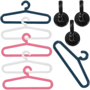 and Pants Hooks Mini for Miniature Decoration FAVOMOTO 5sets Mini restraint arch Dollhouse Hangers Hooks Cute and Practical Dollhouse Clothes Hangers for Tops 