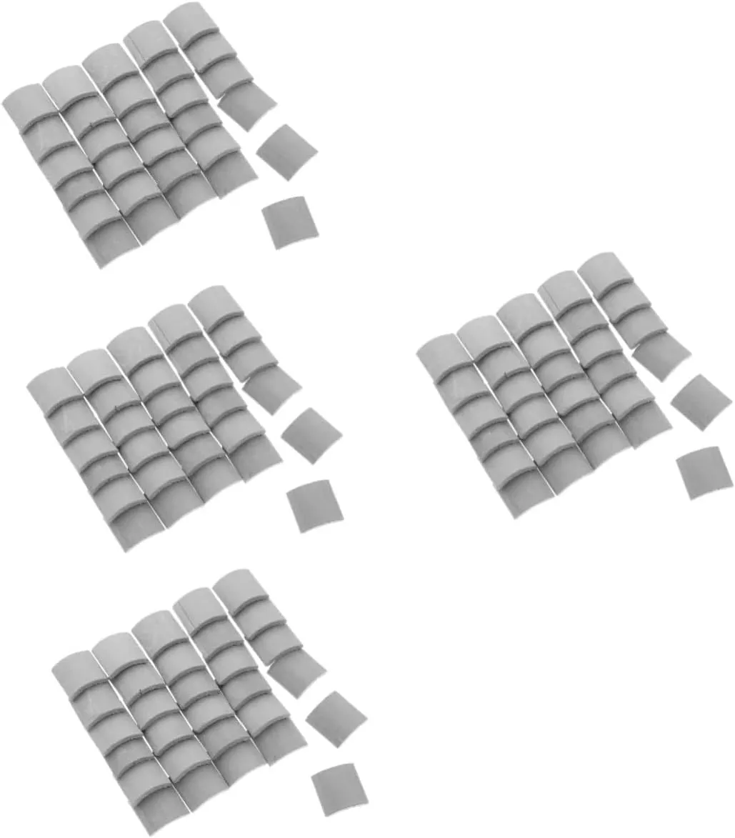 and Room Charm 240pcs Miniature Roof absorb sugarlike Tiles Model Doll House Accessory Decorative Building Tiles for Miniature Home for Dollhouse Landscapes 