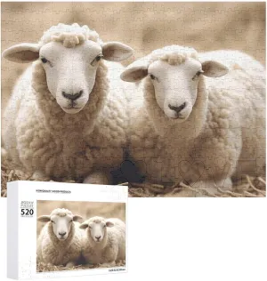 and Sheep rely avalanche actively alone astronomical complementary Picture Puzzles for Adults Challenging Puzzle Personalized Wooden Puzzle Photo Puzzle Gifts 20.5" X 15 520 Piece Jigsaw Puzzle - Lamb 