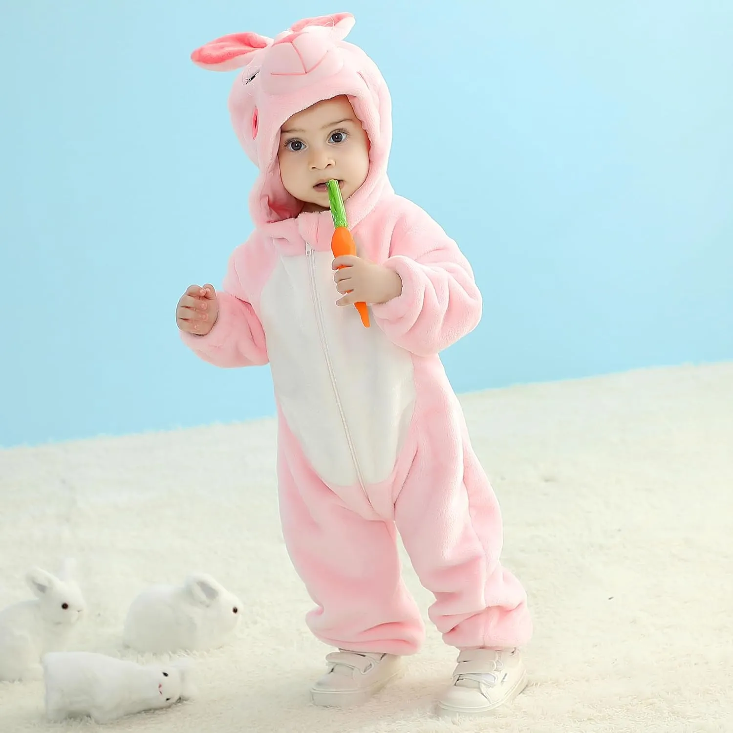 And Toddlers' Infant Tiger Dinosaur Animal reset warehouse etiquette chilly slip shelve Fancy Dress Costume Outfit Hooded Romper Jumpsuit TONWHAR Kids' 