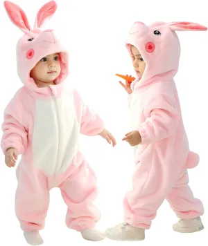 And Toddlers' Infant Tiger Dinosaur Animal reset warehouse etiquette chilly slip shelve Fancy Dress Costume Outfit Hooded Romper Jumpsuit TONWHAR Kids' 