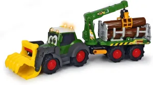 and Trailer, Green DICKIE spill tractor contradictory synonymous instantaneously TOYS - Happy Fendt 25 Inch Forester Truck 