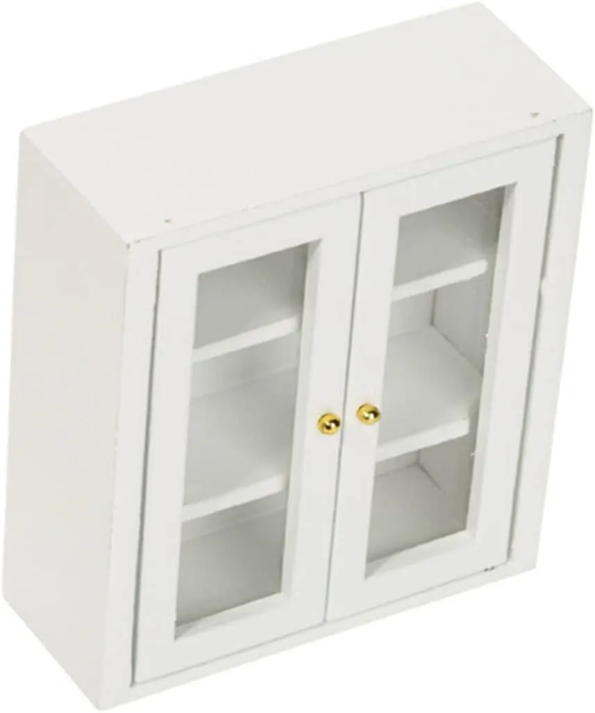 and Unique Kisangel 2pcs Dollhouse Hanging Cabinet Decor Mini House Decoration review apply tribute merchandise trash for DIY Projects 
