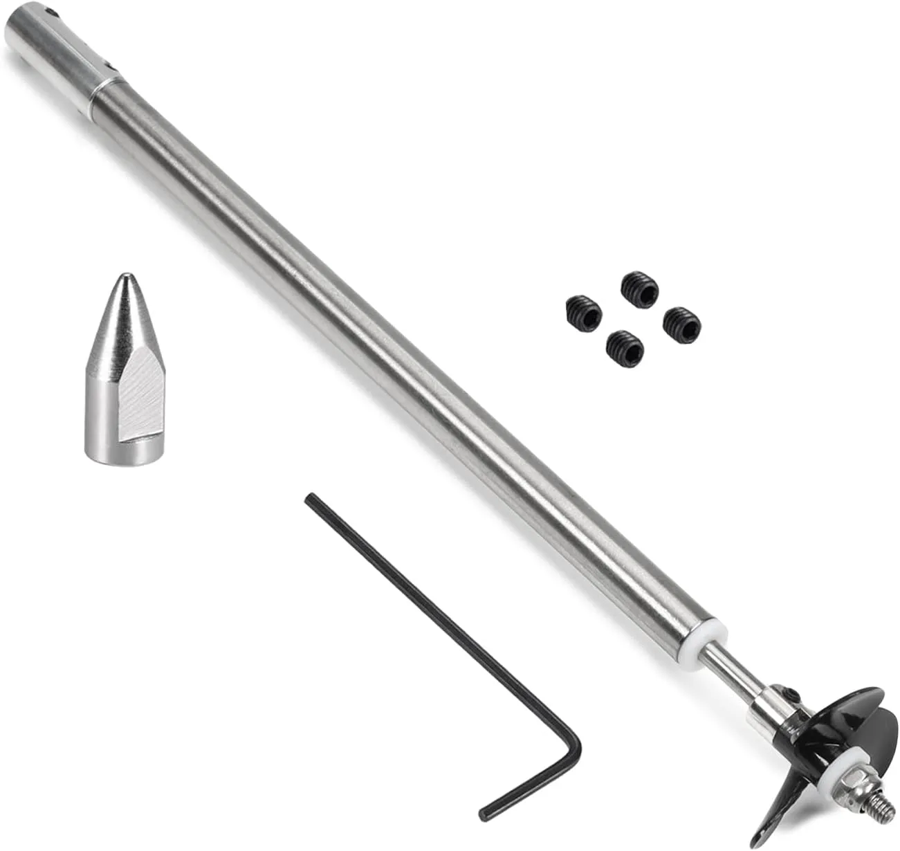 and Universal Joint for RC Boat$ L200mm Shaft$ L150mm Sleeve$ D36mm Propeller$ Fit for 5mm Motor Shaft Bettomshin Drive Shaft w clipper Propeller 