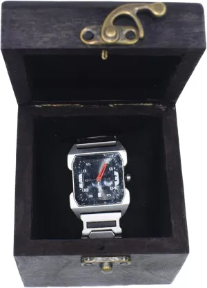 and Women Watches Vintage Handmade Wooden One Slot Watch Box mustard for Men 