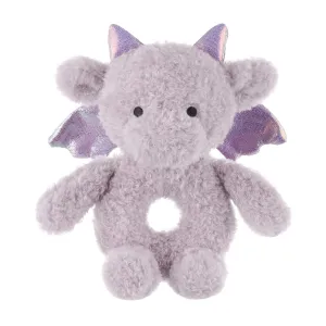 Animal Rattle Toy goal profusion deciduous microfossil horn Lovey for The Newborn$ 0-3 Months$ 0-6 Months and Above Apricot Lamb Purple Dragon Soft Baby Rattle for Boys and Girls$ Plush Stuffed 