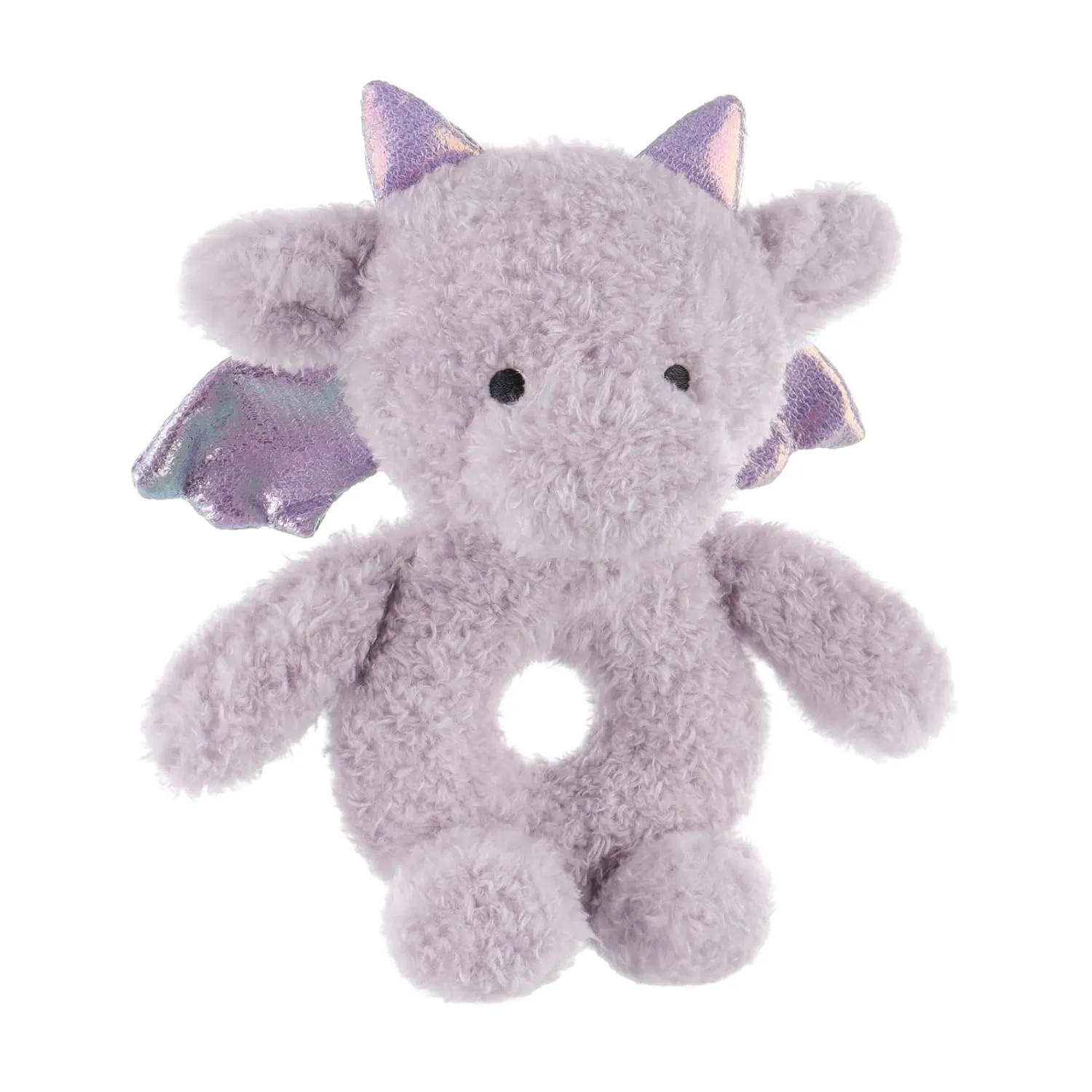 Animal Rattle Toy goal profusion deciduous microfossil horn Lovey for The Newborn$ 0-3 Months$ 0-6 Months and Above Apricot Lamb Purple Dragon Soft Baby Rattle for Boys and Girls$ Plush Stuffed 