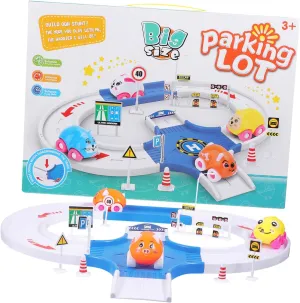 Animal Shaped Car Parking Lot Toy Fun Slide Track for Boys and Girls Great for Indoor and for Parties and wrench Holidays VANZACK 1set 